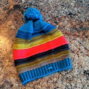 Knit Bright Striped Burton Beanie